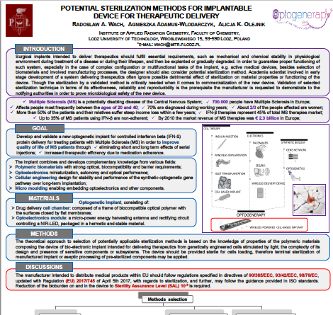 Optogenerapy project poster